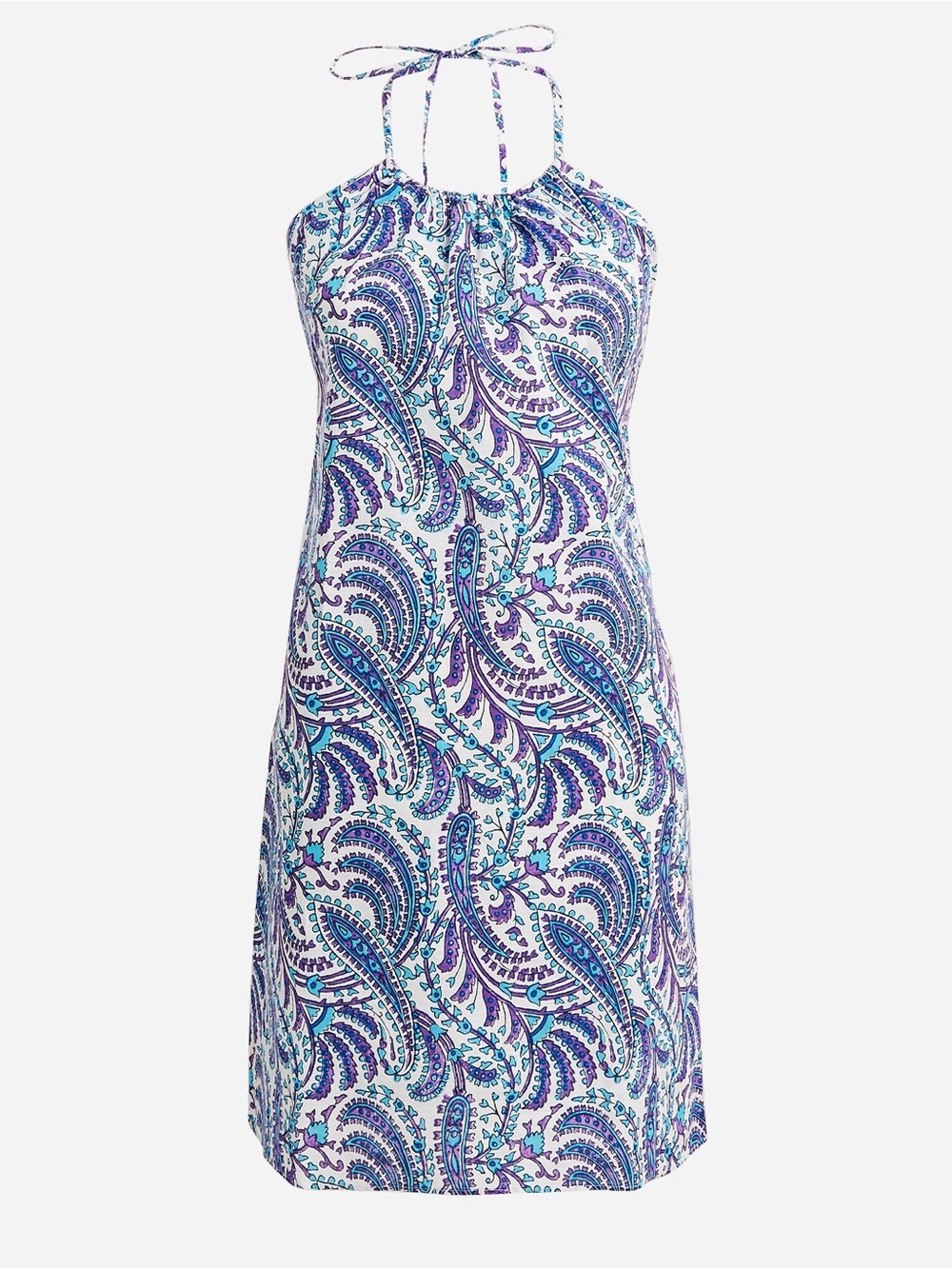 J.Crew Halter Neck Linen Beach Dress (Medium)